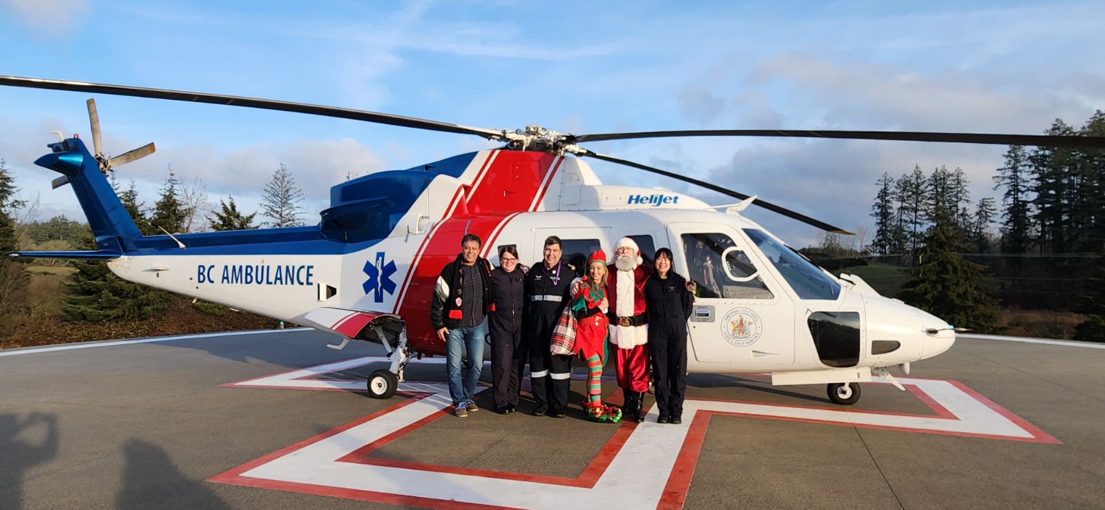 Helijet And BCEHS Celebrate 20 Years Of Santa Flights And Bringing